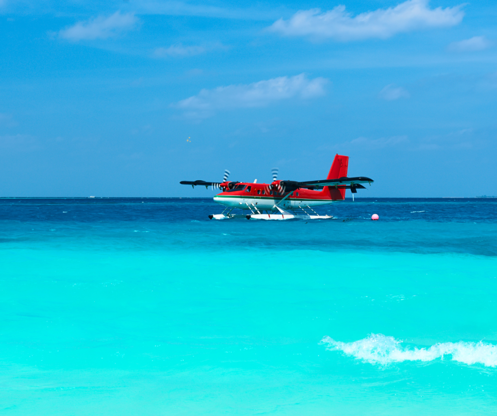 Seaplanes In The Maldives