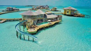 Maldives Villas with Waterslides