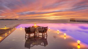 Private dinner on beach