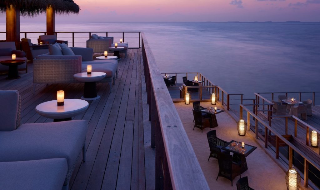 Dusit Thani Maldives Dining at Twilight