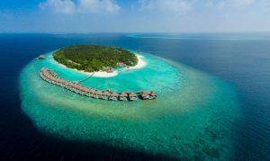 Dusit Thani Maldives Exterior Aerial View