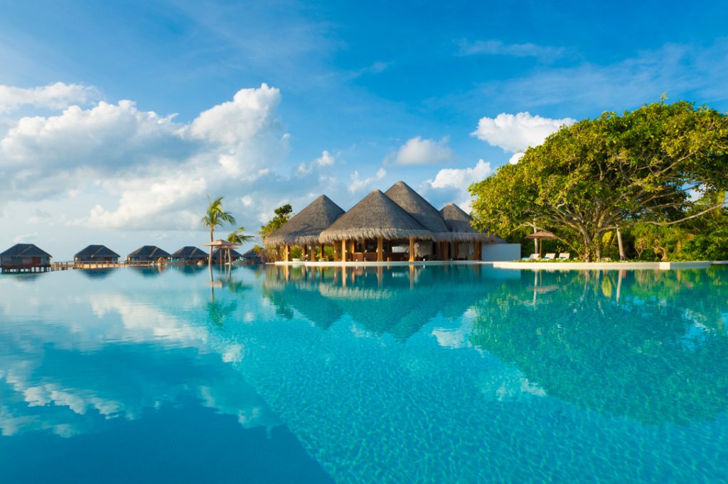 Dusit Thani Maldives Pool Daytime