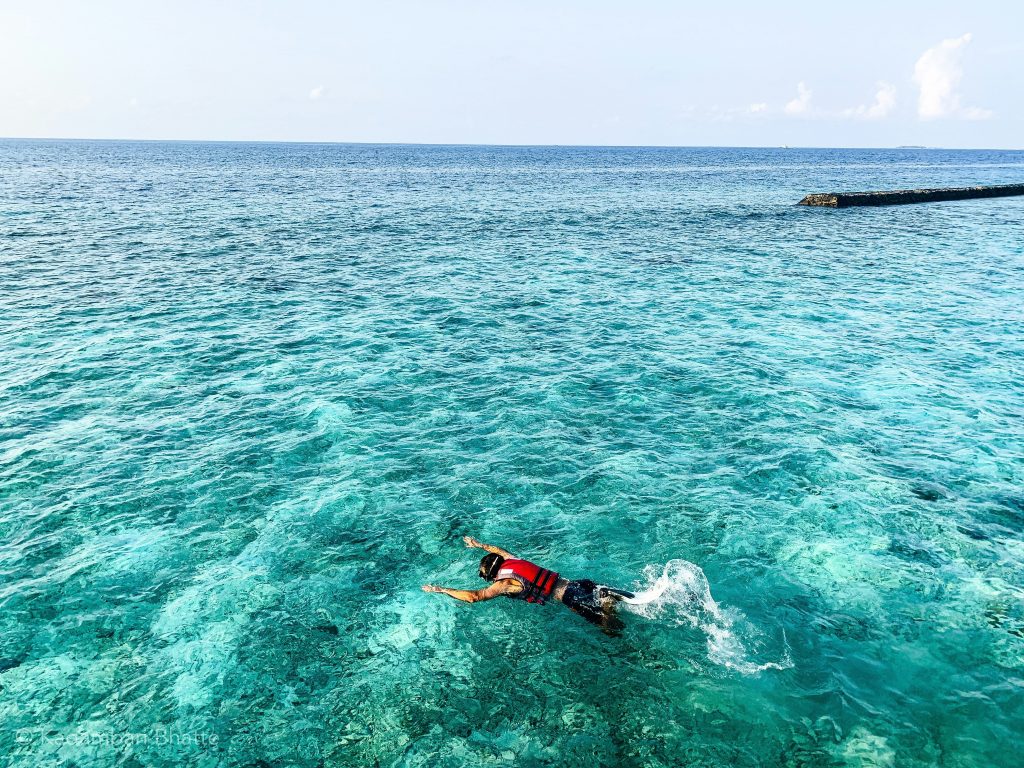 Snorkeling in the Maldives